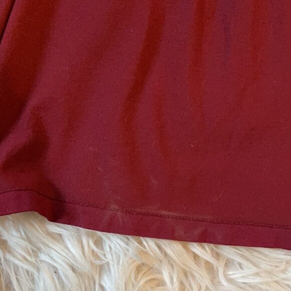 M.Rena Burgundy Long Open Lightweight Top (Size: Small) - Picture 14 of 14